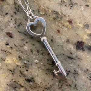 Tiffany key necklace and chain